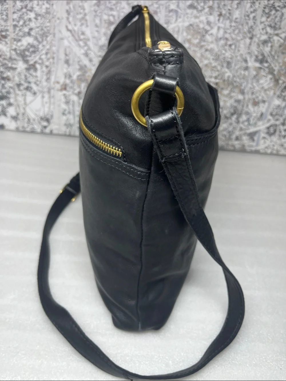 Margot Leather Crossbody Black Soft Leather